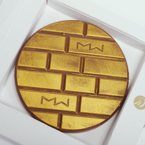 Goldmedaillen aus Vollmilchschokolade