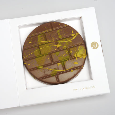 Vollmilchschokolade nach Dubai Art - PISTACHIO