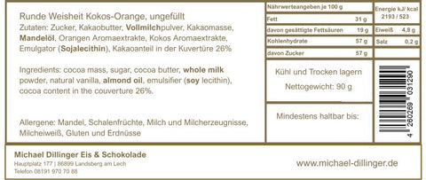Winterzauber - Weiße Schokolade mit Tonka-Sesam Crunch