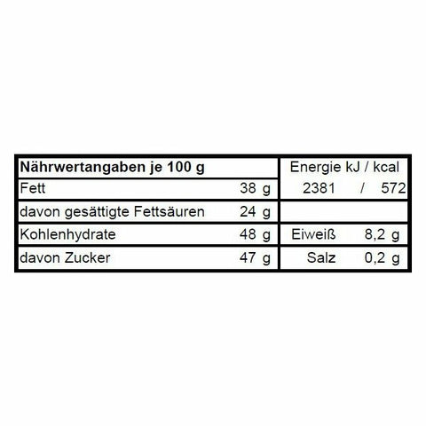 Danke - handgeschöpfte runde Schokolade Vollmilchschokolade
