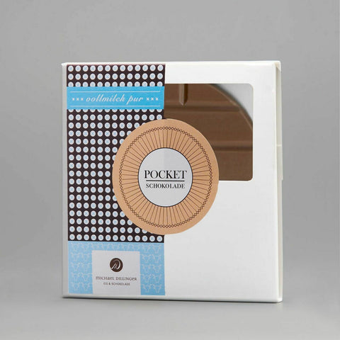 Pocketschokolade Vollmilch PUR - Meisterwerk Chocolaterie