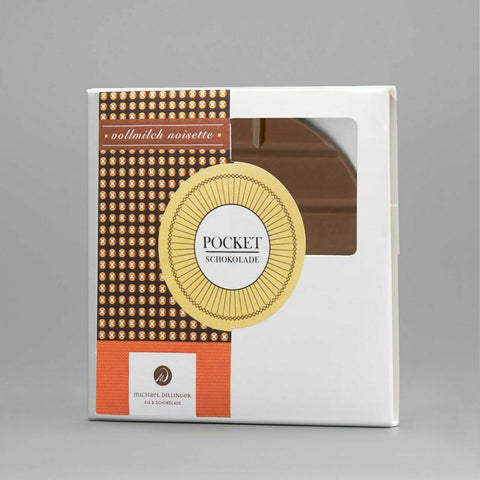 Pocketschokolade Vollmilch Noisette - Meisterwerk Chocolaterie