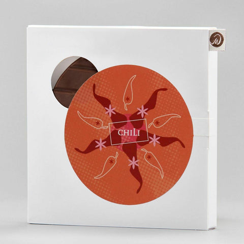 Runde Veredelung Chili - Meisterwerk Chocolaterie