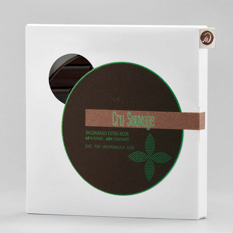 Runde Veredelung Cru Sauvage - 68% Wildkakaoanteil - Meisterwerk Chocolaterie