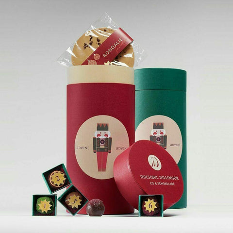 Advent Advent - Michael Dillingers Adventskalenderdose * - Meisterwerk Chocolaterie