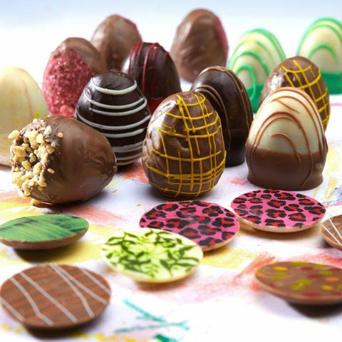 EI-EI - handgemachte Pralineneier und Schokotaler - Meisterwerk Chocolaterie