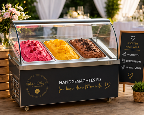 Eisvitrine zum mieten