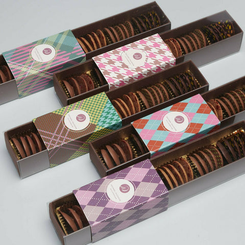 Delicate chocolate coins