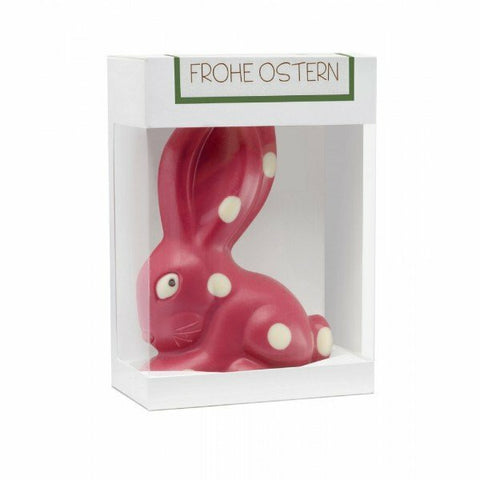 The pink PARIS - chocolate bunny in a gift box